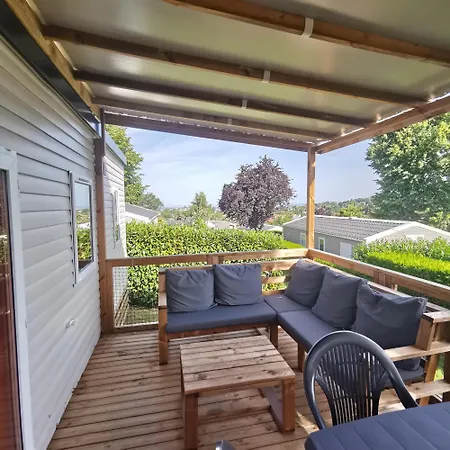 Sejour Normandie - - Mobilhome Confort 3ch-6p Avec Clim Et Tv - 5 Etoiles - H235 Campingplatz *